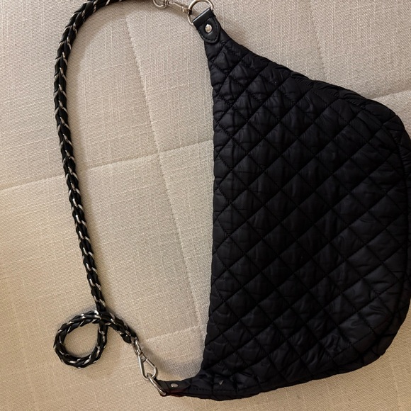 MZ Wallace Black Quilted Crossbody Bag used - Picture 4 of 4